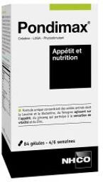 Pondimax Appétit et Nutrition 84 Gélules - Pot 84 Gélules