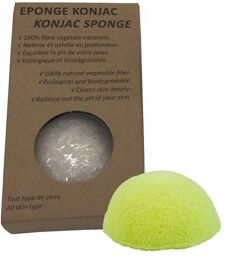 Éponge Konjac au citron