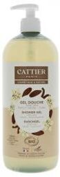 Gel Douche Sans Sulfate Aloe Vera Parfum Vanille Tonka Bio 1 L - Flacon-Pompe 1 L