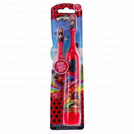 Brosse à dent électrique + 1 brossette Miraculous