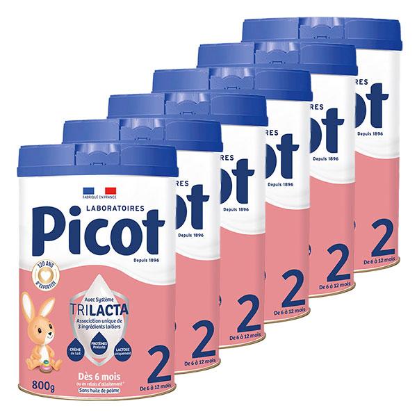 Standard Lait infantile 2ème Age 800g - Lot de 6