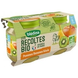 Pot Bio Pommes Bananes Kiwis