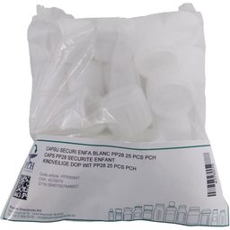 Capsule blanche avec sécurité enfant Pp28