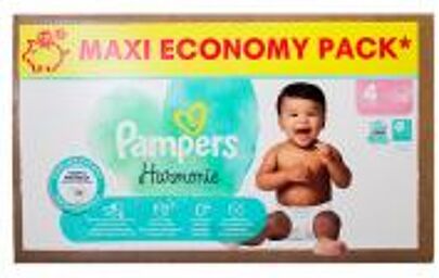 Harmonie Taille 4 Maxi Pack 78 Couches (9-14 kg) - Carton 78 couches