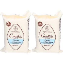 Cavaillès Lingettes Intimes Anti-Bactérien