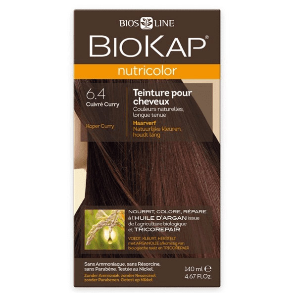 Nutricolor Teinture pour Cheveux 6.4 Cuivré Curry 140ml