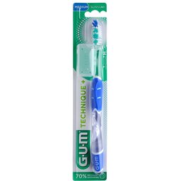 Gum® Technique+ Brosse à dents Medium Adultes (Couleur non sélectionnable)
