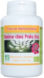 200 gélules REINE DES PRES BIO AB dosées à 215 mg.