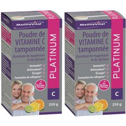 Mannavital Vitamine C Poudre Tamponnée Platinum