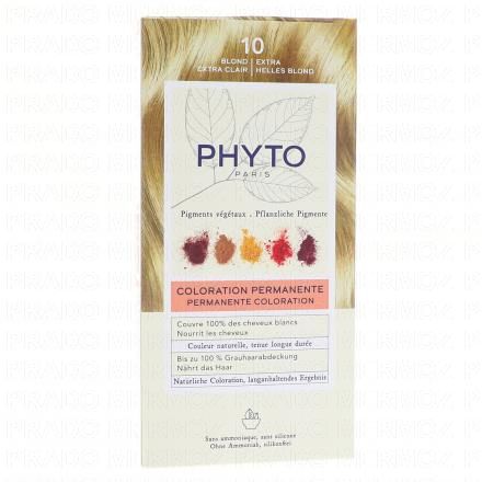 Color n°10 Blond Extra Clair coloration permanente enrichie en pigments végétaux