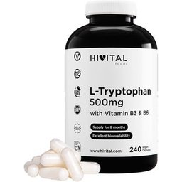 HIVITAL L-Triptófano 500 mg con Vit B3 y B6 240 cáps
