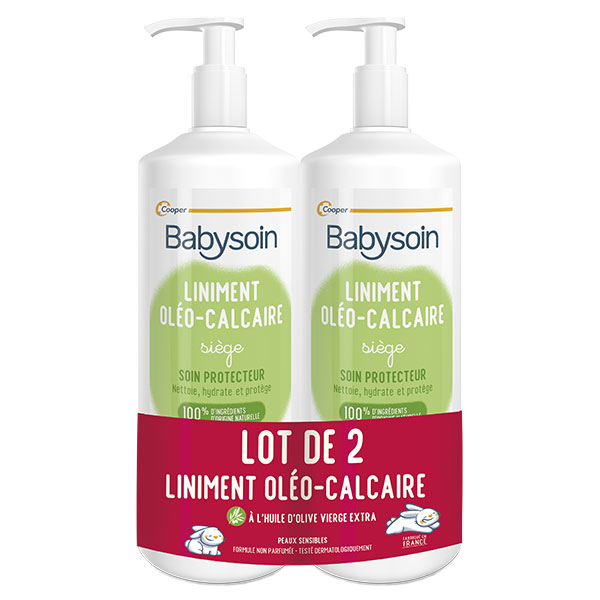 Liniment Oléo-Calcaire Siège Sans Parfum Lot de 2 x 750ml