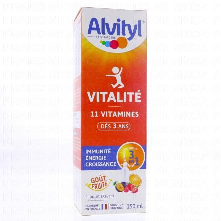 Vitalité - Solution buvable multivitaminée goût fruité 150ml