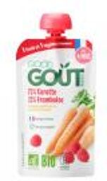 Framboise Carotte dès 4 Mois Bio 120 g - Gourde 120 g