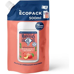 Le Petit Marseillais Recharge Gel Douche Extra Doux Pêche Blanche BIO & Nectarine BIO