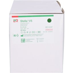 L&R Stella® 1/5 Compresse de gaze 5 x 5 cm