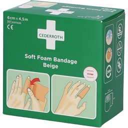 Soft Foam Bandage Beige 6 cm x 4,5 m 51011020