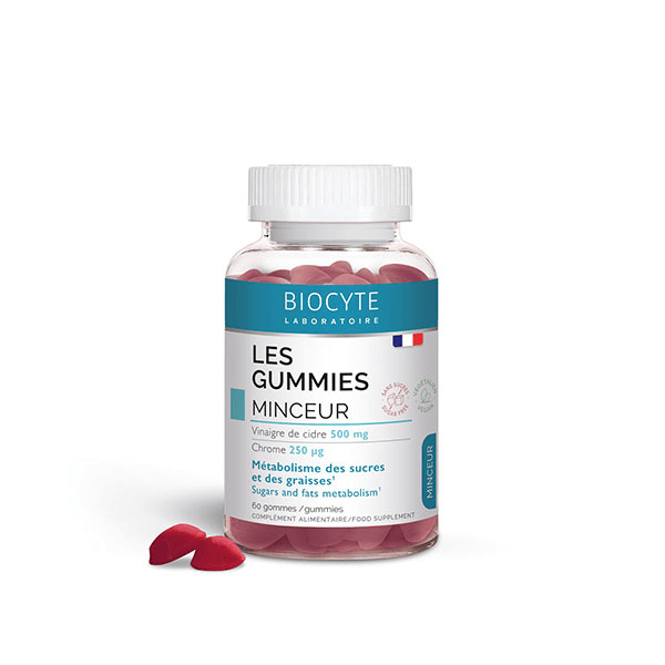 Gummies Minceur Digestion Vinaigre de cidre Goût Pomme 60 gummies