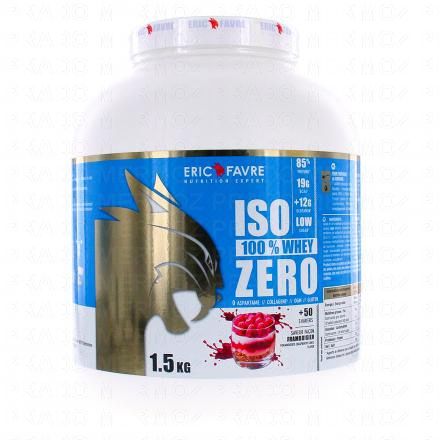 ERIC FAVRE Iso 100% Whey zero saveur framboisier 1.5kg