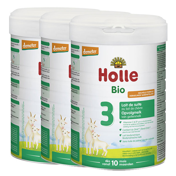 Lait de Suite 3 au Lait de Chèvre +10m 800g - Lot de 3