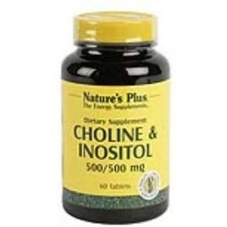 Nature's Plus Choline &amp Inositol 500mg 60caps