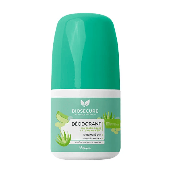 Biosecure Déodorant probiotiques - Biosecure - Roll-on de 50 ml