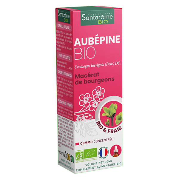 - Bourgeon d'Aubépine Bio - Gémmothérapie - Flacon de 30ml