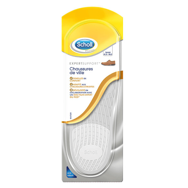 Scholl Expert Support Semelles Chaussures de Ville Taille 41,5 à 46,5