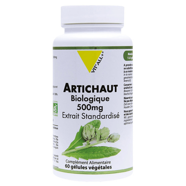 Artichaut 500mg Bio 60 gélules végétales