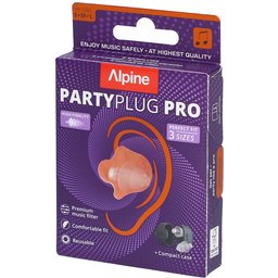 Partyplug Pro Transparant S+M+L
