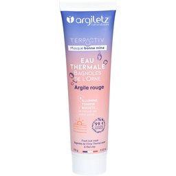 Masque à l’argile rouge et eau thermale 100 g