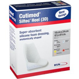 Cutimed® Siltec® Plus Heel 3D 16 cm x 24 cm