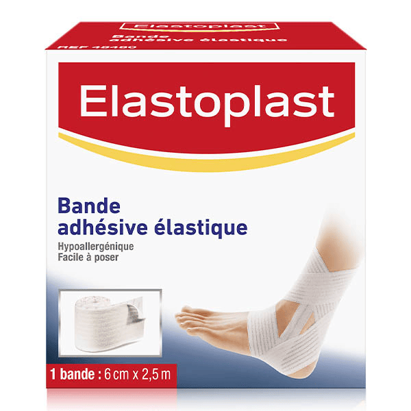 Sport Bande Adhésive Elastique 6cm x 2,5m