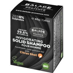 Shampooing Solide Énergisant Homme Bio 40 g