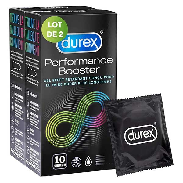 Lot de 20 Préservatifs Performance Booster - 2x10 pièces
