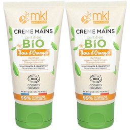 Mkl Crème Mains Certifiée BIO - Fleur D'oranger