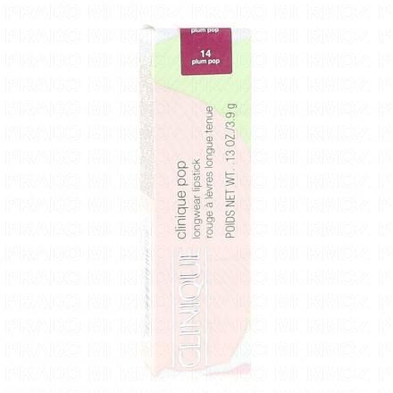 POP™Rouge à lèvres intense + Base lissante 2 en 1 tube N°14 (Plum pop) stick 3,9g