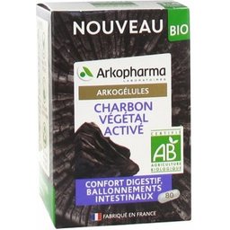 Arkogélules Charbon Végétal Activé Bio 80 Gélules