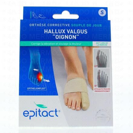 Orthèse corrective de l'hallux valgus oignon taille s (20 à 21,5 cm)
