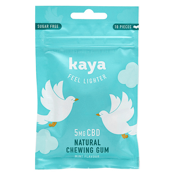 Anxiété et Sautes d'Humeur Chewing Gum Naturel Relaxant CBD 5mg 10 unités
