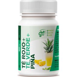 Thé Vert + Thé Rouge + Ananas 500 mg 60 capsules