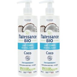 Natessance Lait Corps Revitalisant Coco Bio Hydratation Intense