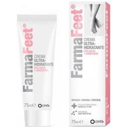 Farmafeet Crème ultra-hydratante pour les pieds secs et craquelés 75ml