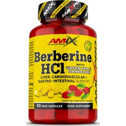 AmixPro Berberine HCI with Green Tea & Dandelion 60vcaps