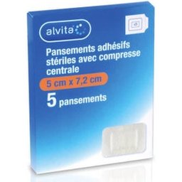 Pans Adh/Sterile 5X7,2Cm
