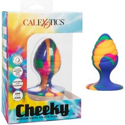 Cheeky Medium Swirl Anal Plug 1ut