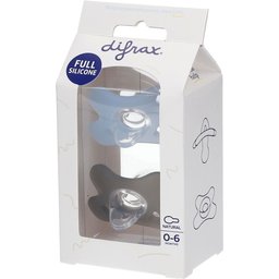 Difrax® Sucette Silicone Natural 0-6 Mois Ice - Clay (Couleur non sélectionnable)