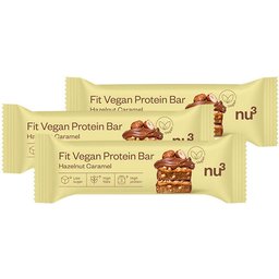 Fit Vegan Protein Bar Noisettes-Caramel