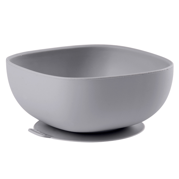 Repas Bol Ventouse Silicone Gris
