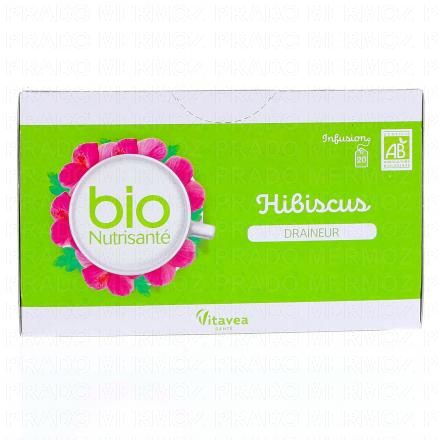 Infusion Hibiscus Draineur Bio x20 sachets